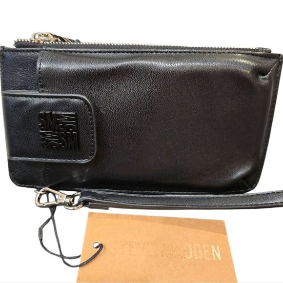 Steve Madden BBretty Phone Wristlet- Black - Picture 7 of 14